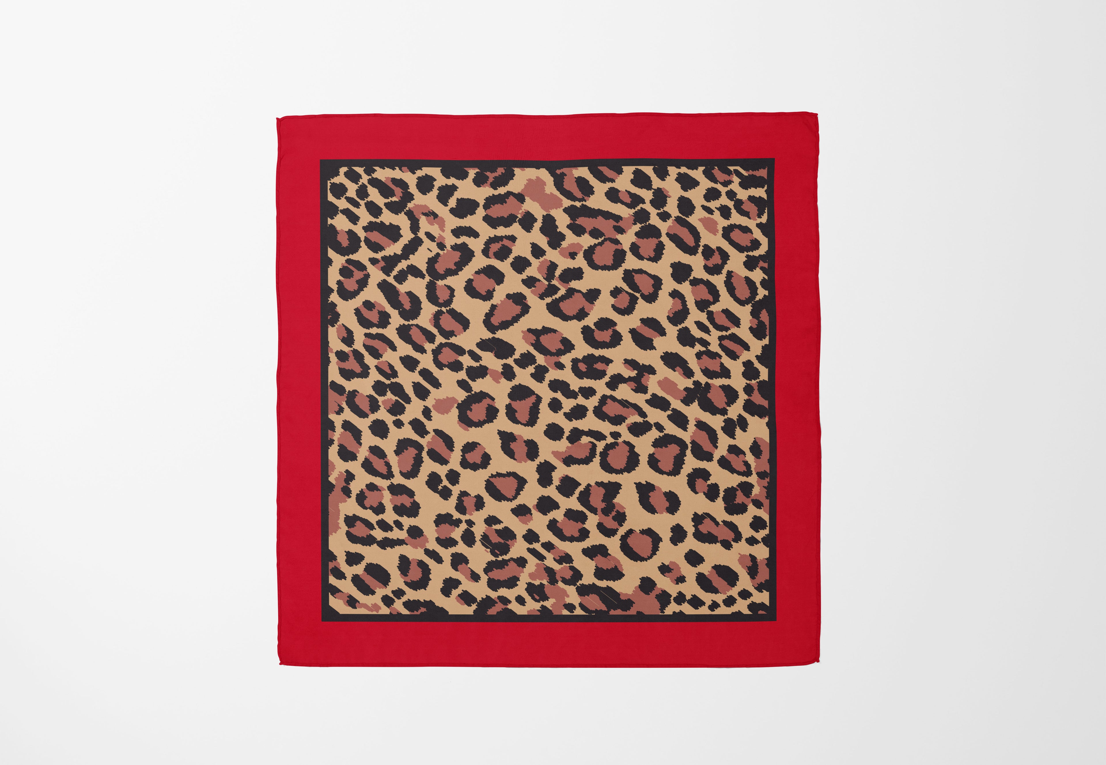 Satin Scarf Leopard